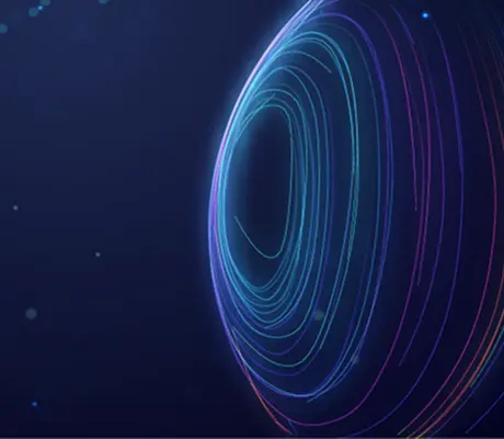 Abstract blue swirl for history